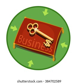 icon keys for business 