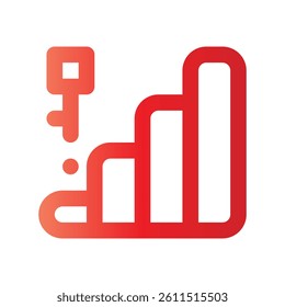 icon keyword with style gradient