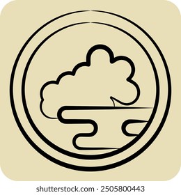 Icon Kimchi. related to Korea symbol. hand drawn style. simple illustration