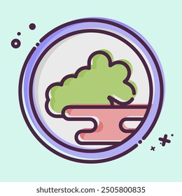 Icon Kimchi. related to Korea symbol. MBE style. simple illustration