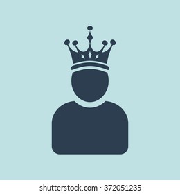 Icon of King. EPS-10.