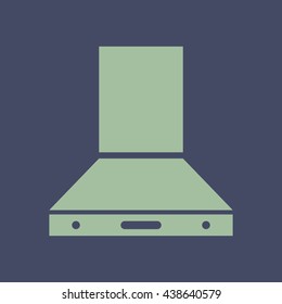 Icon of Kitchen Chimney. Eps-10.