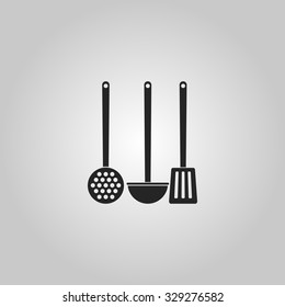 Icon of kitchen utensils.