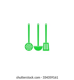 Icon of kitchen utensils.
