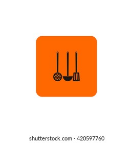 Icon of kitchen utensils.