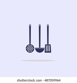 Icon of kitchen utensils.