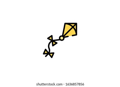 Icon Kite Vector Graphic Perfect for Playing