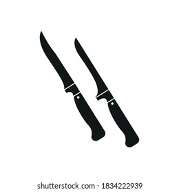 Icon of a knife. Simple vector illustration on a white background.