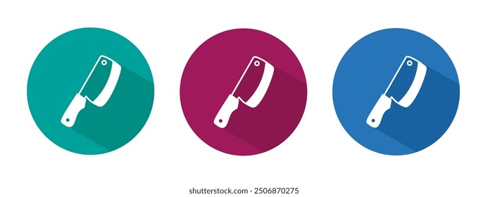 Icon for knife vector illustration in flat.