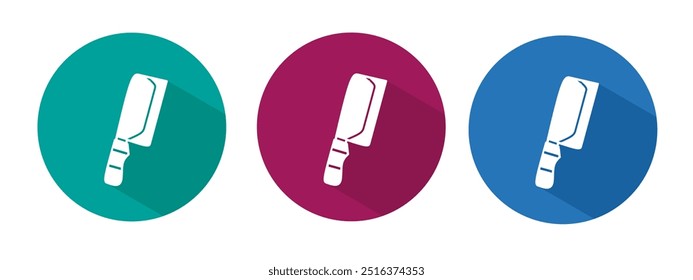 Icon for knife vector illustration in flat.