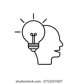 Icon a knowledge, isolated against a clean background.
