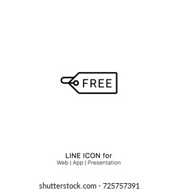 Icon label free graphic design single icon vector