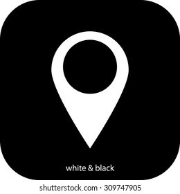 icon the label on the map