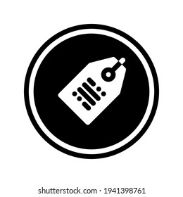 Symboletikett-Tag mit Stilkreissymbol