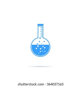 Icon laboratory glass.