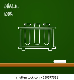icon of laboratory tubes
