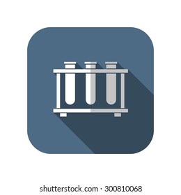 icon of laboratory tubes