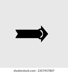 El icono carece de dirección de flecha en el fondo blanco