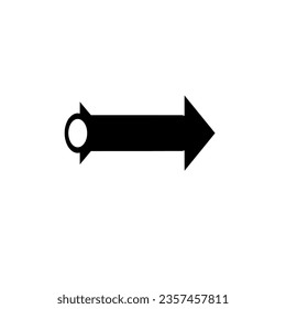 Icon lack arrow direction on a white background