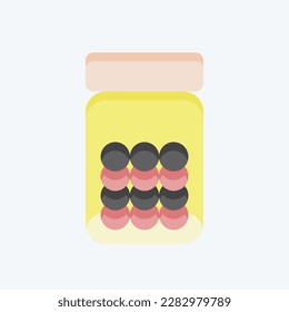 Icon Laddu. related to Eid Al Fitr symbol. islamic. ramadhan. simple illustration