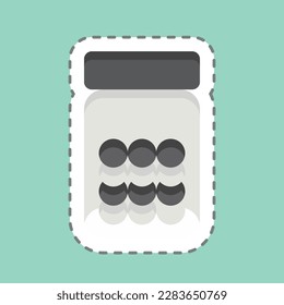 Icon Laddu. related to Eid Al Fitr symbol. islamic. ramadhan. simple illustration
