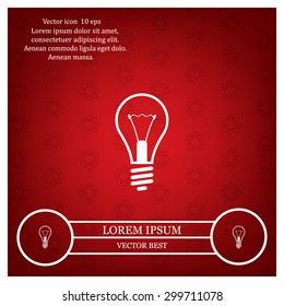 icon of lamp