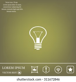 icon of lamp