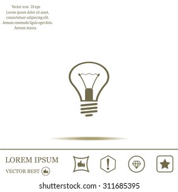 icon of lamp