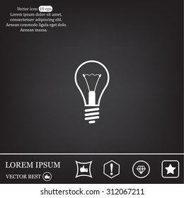 icon of lamp