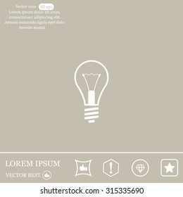 icon of lamp