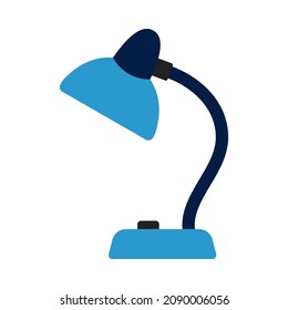 Icon Of Lamp. Flat Color Design. Vector Illustration.