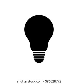 Icon lamp, sign lamp. Vector illustration