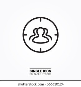 Icon landing page single icon graphic design