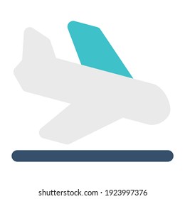 icon landing using flat style and blue color dominate