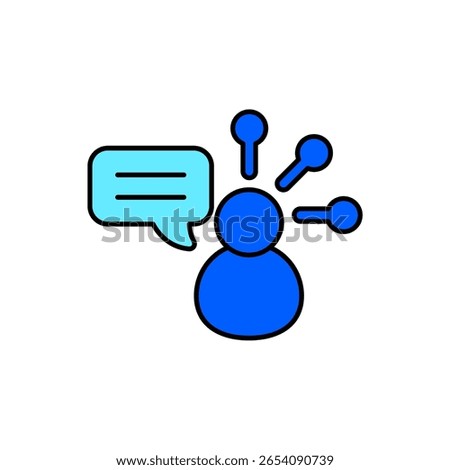 Icon a language skill, isolated against a clean background.
