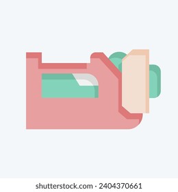 Icon Lantern. related to Firefighter symbol. flat style. simple design editable. simple illustration
