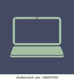 Icon of Laptop. Eps-10.