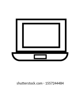 icon laptop / notebook office for apps or web design