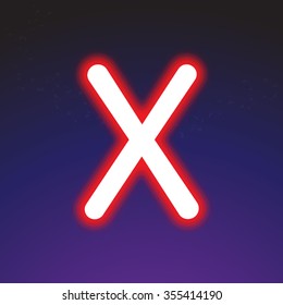 Icon Laser Sword Font X
Decorative Icon Alphabet. Letters and Numbers Style Laser Sword Collection.