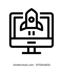 Icon Launch With Style Outline