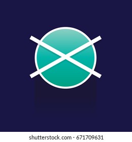 icon Laundry. wash. symbols. Vector. illustration. colorful. idea design. on blue background. logo. label. button