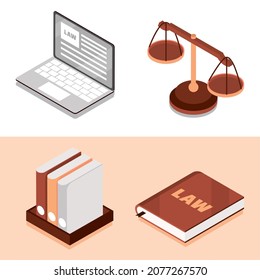 icon law and justice include scale and book