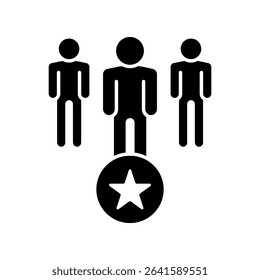 Icon a leadership, isolated against a clean background.