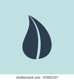 Icon of Leaf. EPS-10.