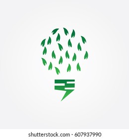 icon leaf logo for plantations