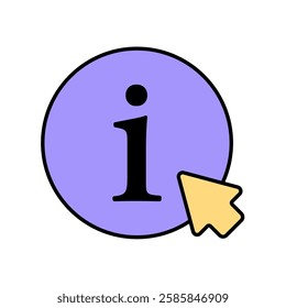 Icon a learn more, isolated against a clean background.