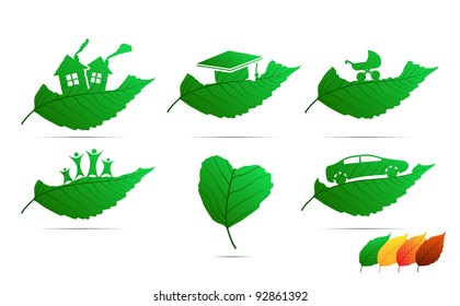 Icon leaves