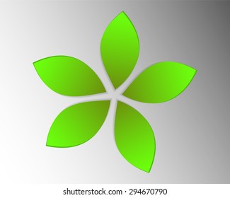 Icon leaves for design