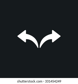 Icon left and right arrows. Forward and backward.