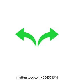 Icon left and right arrows. Forward and backward.
